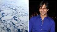 Vivek Oberoi Posts a Glimpse of Polar Region as He Travels on Air India's First Flight Over North Pole (Watch Video)