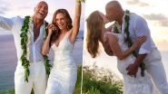 Dwayne &lsquo;The Rock&rsquo; Johnson&rsquo;s Wife Lauren Hashian Rocks the DREAMIEST Wedding Dress for Their Hawaiian Nuptials (View Pics)