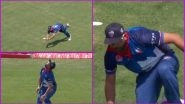 Yuvraj Singh Takes a Stunning Catch to Dismiss Lendl Simmons During Global T20 Canada 2019 Match, Watch Video