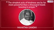 International Day of Charity 2019: Inspiring Philanthropic Quotes to Motivate You to Give Back to the Society