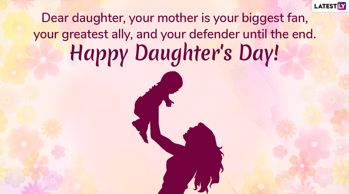 Happy Daughters Day 2020 Wishes & HD Images: WhatsApp Stickers ...