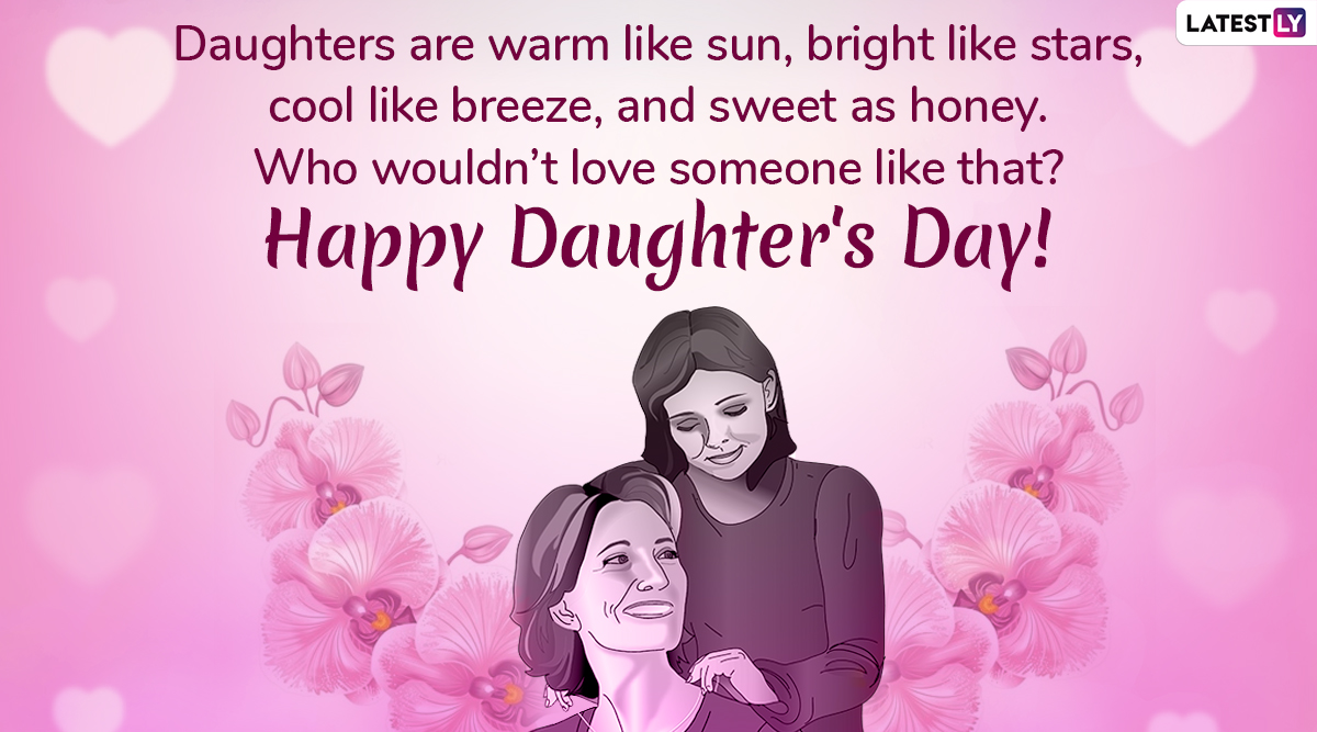 Happy Daughters Day 2020 Wishes & HD Images: WhatsApp Stickers ...