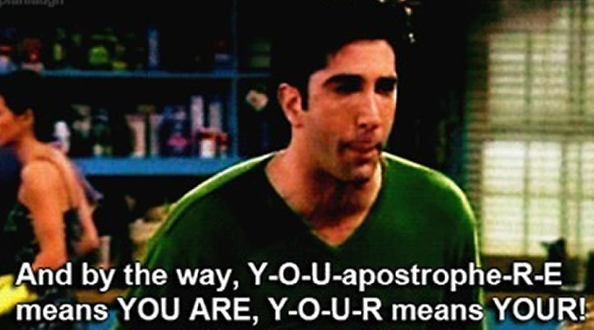 Ross' English lesson. (Photo Credits: Facebook)