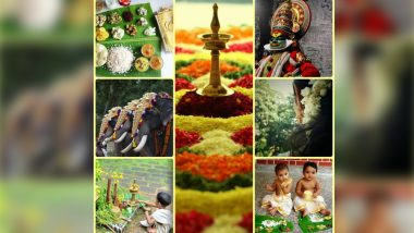 Onam 2019: 'Onashamsakal' Wishes Have Twitter Abuzz with Beautiful Greetings, Quotes, GIFs, Rangoli and Flower Pics