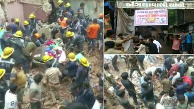 Ahmedabad Building Collapse: Three-Storey Structure Collapses in Amraiwadi Area; Two Dead