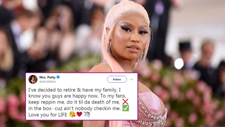 BREAKING NEWS! Rapper Nicki Minaj Announces Retirement