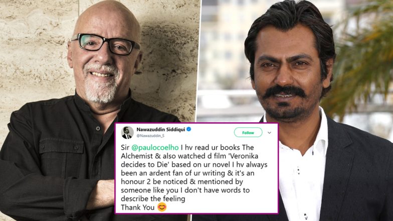 Paulo Coelho Calls Nawazuddin Siddiqui ‘Great Actor’; Huge Fanboy Moment for the Sacred Games Star (Read Tweet)