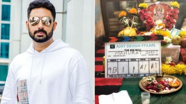 Ajay Devgn Turns Producer for Abhishek Bachchan’s Next with Kookie Gulati as Director, Shoot Begins! (View Pic)