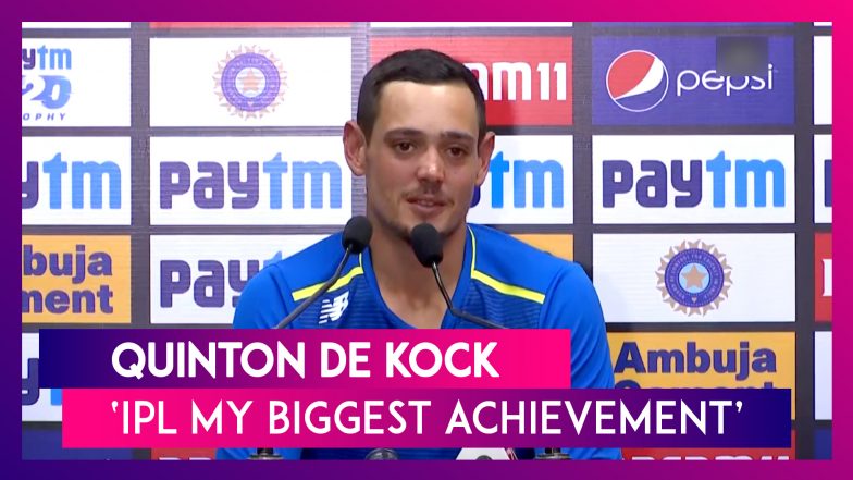 Quinton De Kock Playing Ipl Final My Careers Biggest Achievement 📹 Watch Videos From Latestly