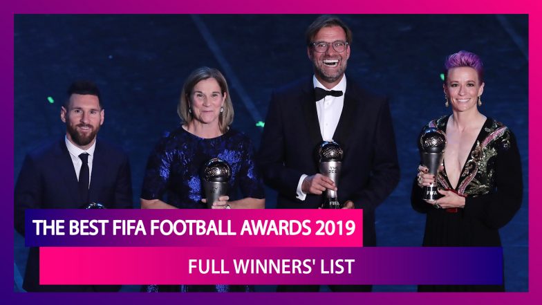 Lionel Messi Megan Rapinoe Win Big At Best Fifa Football Awards 2019 Puskas Award For Daniel 