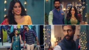 Janhvi Kapoor and Vicky Kaushal's Cute Commercial Together Will Make You Wish They Star in a Rom-Com Together (Watch Video)