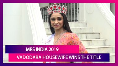 Vadodara Housewife, Pooja Desai Crowned Mrs India 2019