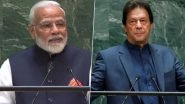 India-Pakistan Face-Off at UNGA: PM Narendra Modi Focuses on Global Issues Including Terrorism, Imran Khan Continues to Rant on Kashmir