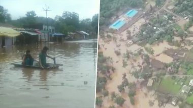 Maharashtra Rains: Gadchiroli Faces Flood-Like Situation, Nearly 765 People Shifted From Kolhapur Villages Due to Heavy Rainfall