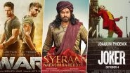 Gandhi Jayanti 2019 Releases: Hrithik Roshan-Tiger Shroff's War, Chiranjeevi's Sye Raa Narasimha Reddy, Joaquin Phoenix's Joker