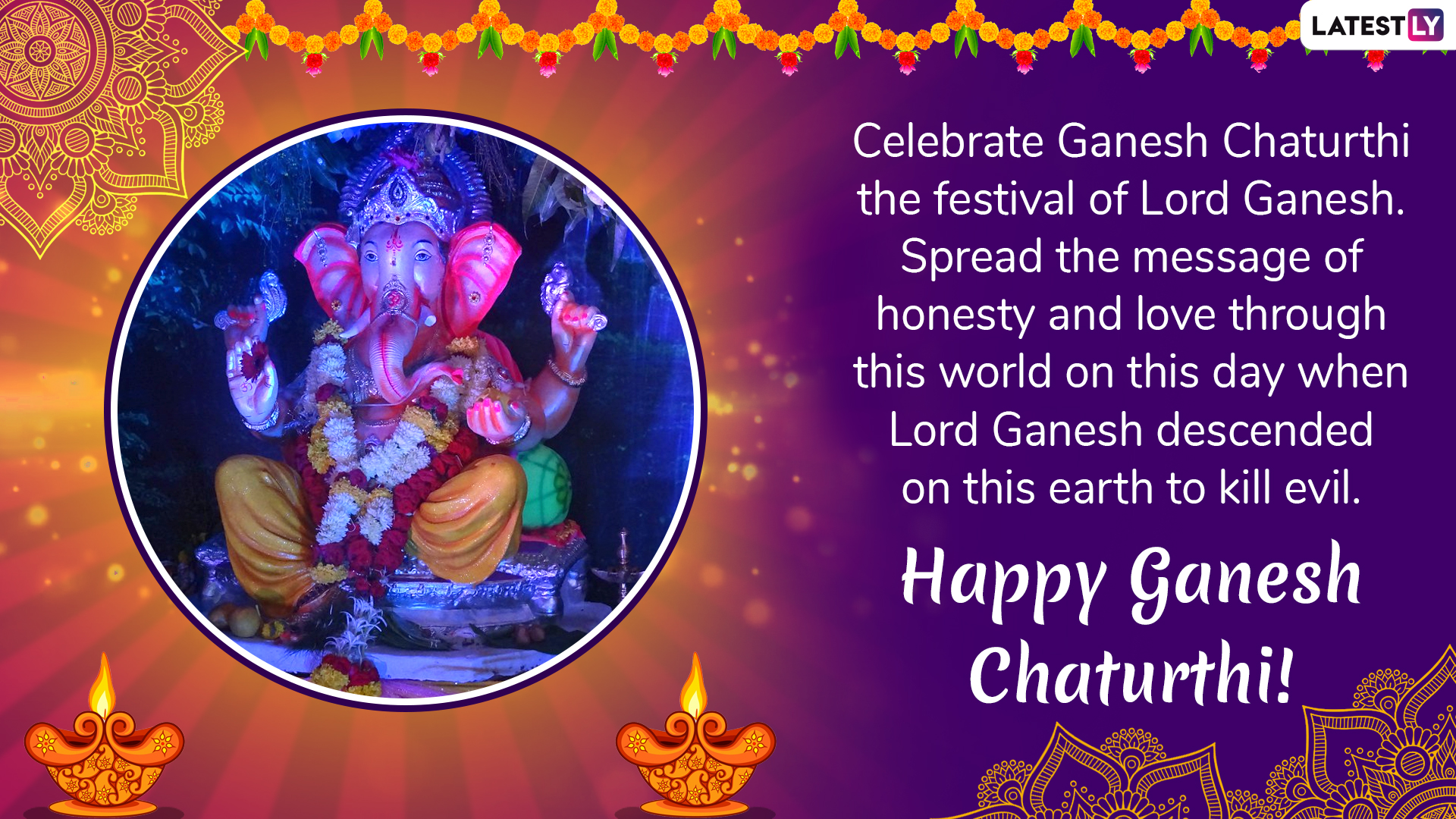 Happy Ganesh Chaturthi 2019 Images & Greetings: WhatsApp Messages ...