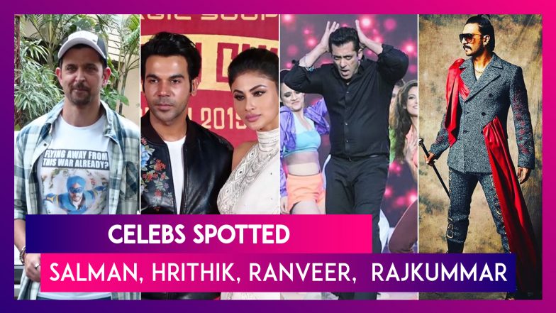 Celebs Spotted: Salman Khan, Hrithik Roshan, Ranveer Singh & Others Seen In The City