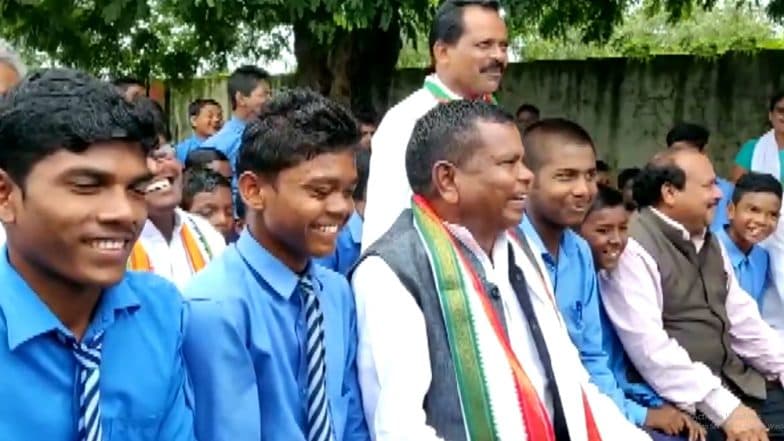 ‘Grab Collector and SP by Their Collars to Become a Leader’, Chhattisgarh Minister Kawasi Lakhma Tells School Kids; Watch Viral Video ‘Grab Collector and SP by Their Collars to Become a Leader’, Chhattisgarh Minister Kawasi Lakhma Tells School Kids; Watch Viral Video