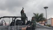 Defence Minister Rajnath Singh Undertakes Maiden Sortie on Tejas LCA in Bengaluru (Watch Video)