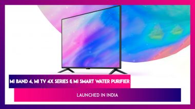 Xiaomi Smarter Living 2020: Mi Band 4, Mi TV 4X Series Launched in India; Prices, Features & Specifications