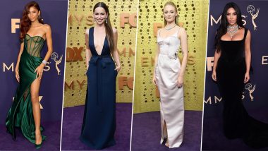 Emmys 2019 Best Dressed: Zendaya, Emilia Clarke and Kim Kardashian Take Home the Trophy for Ruling Purple Carpet this Year (View Pics)