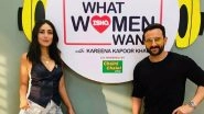 Kareena Kapoor Khan Kickstarts the Second Season of Her Radio Show &lsquo;What Women Want&rsquo; With None Other Than Her Man, Saif Ali Khan (View Pic)