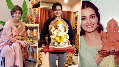 Ganesh Chaturthi 2019: From Sonali Bendre to Dia Mirza, B-Town Celebs Celebrate The Festival With Eco-Friendly Ganpati Idols (View Pics)