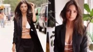 Emily Ratajkowski Looks Smoking Hot in a White Swimsuit Top as She Kickstarts New York Fashion Week 2019