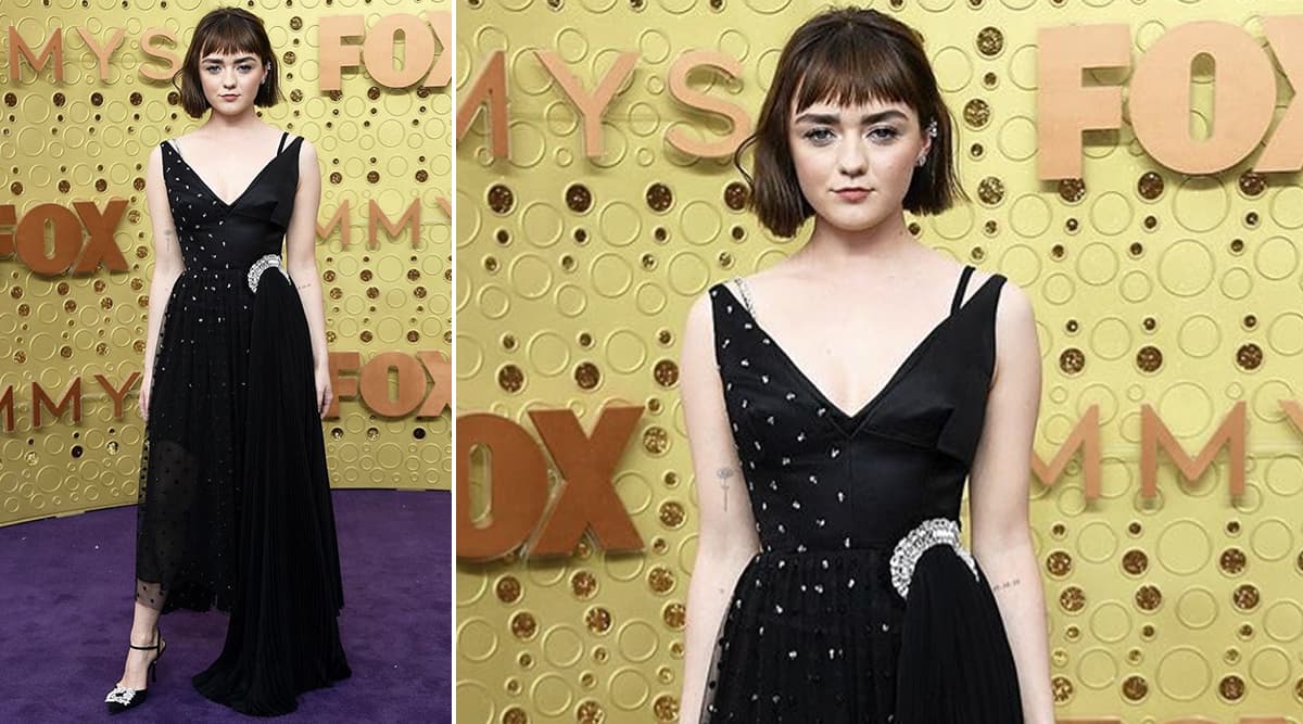 Maisie Williams at Emmys 2019.