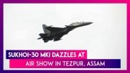 Sukhoi-30 MKI Fighter Jet Demonstrates Aerobatics At The IAF&rsquo;s Tezpur Base