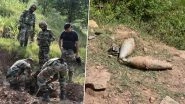 Indian Army Destroys 9 Live Mortar Shells in Mendhar Sub-Division of Poonch, Jammu & Kashmir (Watch Video)