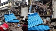 Mumbai Building Mishap: Portion of Four-Storey Building Collapses at Lokmanya Tilak Road Near Crawford Market
