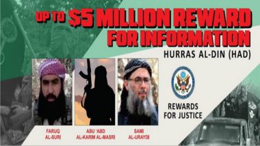 US Offers $5 Million Each For Information on Al-Qaida Operatives Abd al-Karim al-Masri, Abu Mahmud al-Shami and Faruq al-Suri