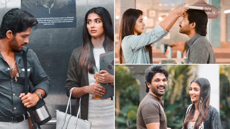 Ala Vaikunthapurramuloo Song Samajavaragamana Highlights Allu Arjun and Pooja Hegde’s Romantic Chemistry in Trivikram Srinivas Directorial (Watch Video)