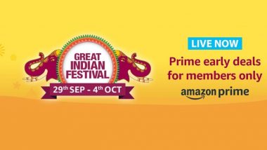 Amazon Great Indian Festival Sale 2019 Live For Prime Members: Exciting Offers on OnePlus 7T, OnePlus 7, Galaxy M10s, iPhone XR & Other Smartphones