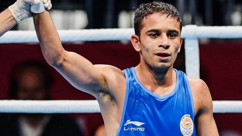 Amit Panghal Assures Silver Medal by Becoming First Indian Male Boxer to Reach World Boxing Championships Final