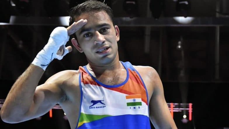 Amit Panghal at Tokyo Olympics 2020, Boxing Live Streaming Online: Know TV Channel & Telecast Details for Men's Flyweight Coverage