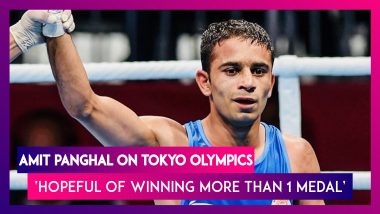 2020 Tokyo Olympics : Indian Boxer Amit Panghal Hopeful Of Winning More Than One Medal