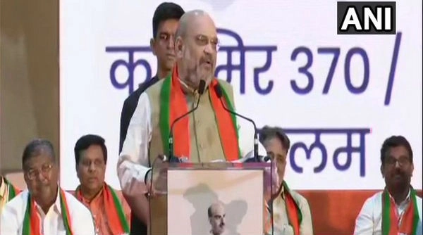 Amit Shah Blames Ex-PM Jawaharlal Nehru for PoK's Existence