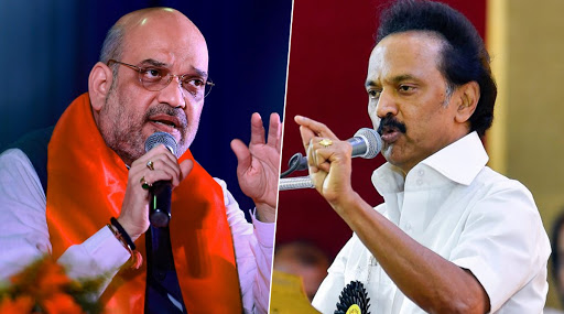 Hindi Diwas 2019: MK Stalin Hits Out at Amit Shah on 'One Language' Comment, Demands Union Minister to Take Back His Remarks