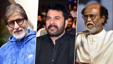 Amitabh Bachchan to Receive Dadasaheb Phalke Award 2019: Mammootty, Rajinikanth and Other South Stars Congratulate Big B on Twitter