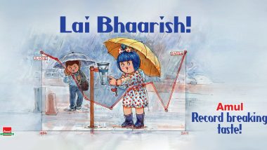 Amul Says 'Lai Bhaarish' as 2019 Marks Mumbai's Wettest Monsoon Ever!