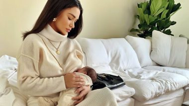 Amy Jackson Shares Pros and Cons of Working at Home, Shares a Monochrome Pic of Husband and Son