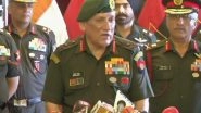 General Bipin Rawat Dismisses Reports of Blanket Communication Blockade in Kashmir, Says 'Communication Breakdown Only Between Terrorists & Handlers in Pakistan'