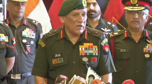 General Bipin Rawat Dismisses Reports of Blanket Communication Blockade in Kashmir