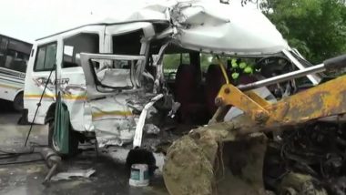 Assam Road Accident: 10 Dead After Overspeeding Bus Collides With Tempo on NH-37 in Demow