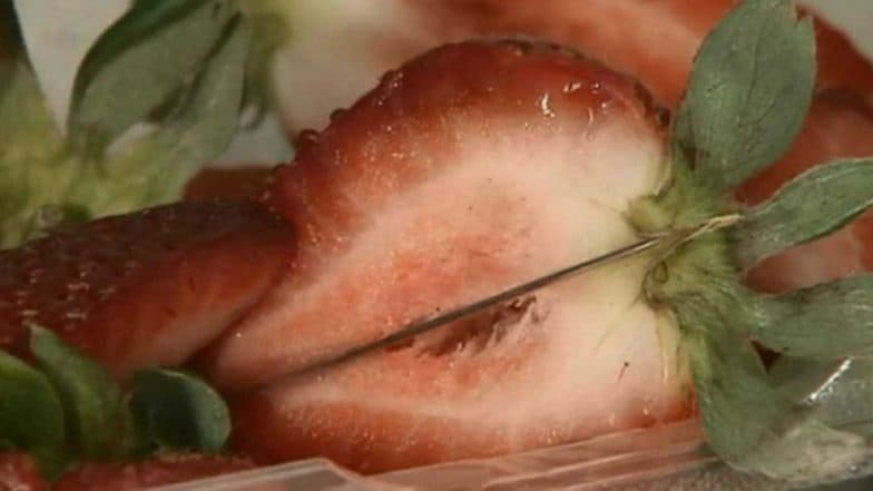 Australia: Woman Hospitalised After Needle Found in Strawberry Australia: Woman Hospitalised After Needle Found in Strawberry