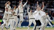Here&rsquo;s How Steve Smith, Pat Cummins and Other Australian Players Celebrated Ashes 2019 Victory at Old Trafford That Helped Baggy Greens Retain the Urn (Watch Video)