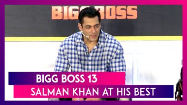 Salman Khan At His Best At Bigg Boss 13 PC | Watch Best Moments Here