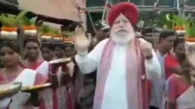 BJP West Bengal MP SS Ahluwalia Dances During Ganesh Chaturthi 2019 Celebrations, Watch Video